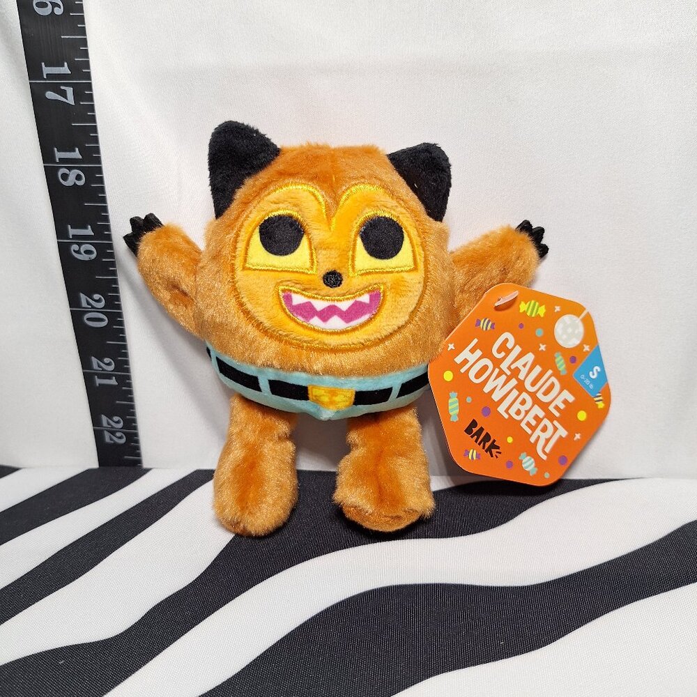 NWT Bark Claude Howlbert Dog Toy S